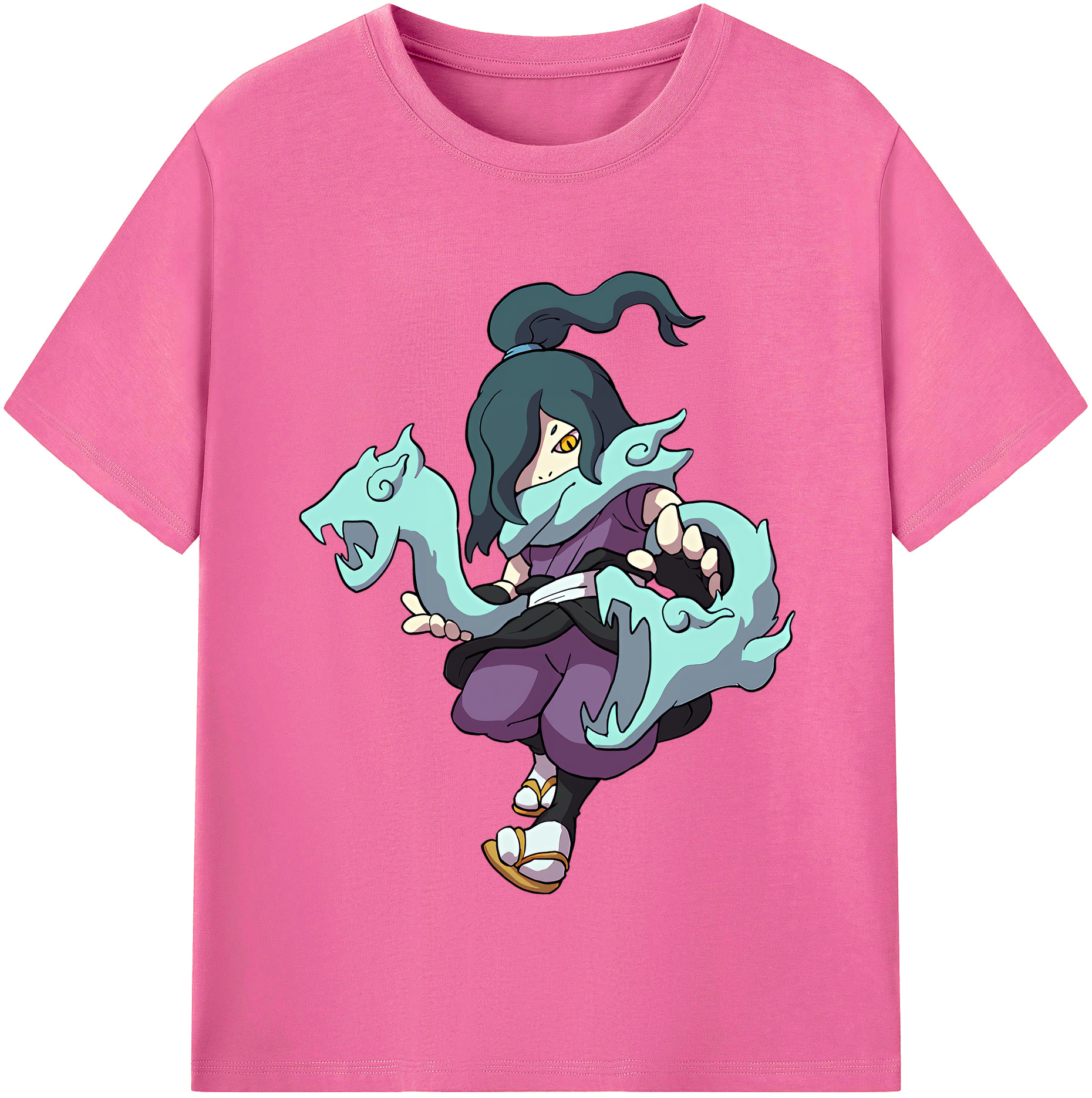 （画像用） 妖怪ウォッチ Yo-kai Watch レディースカジュアルプリントTシャツ（綿100％）